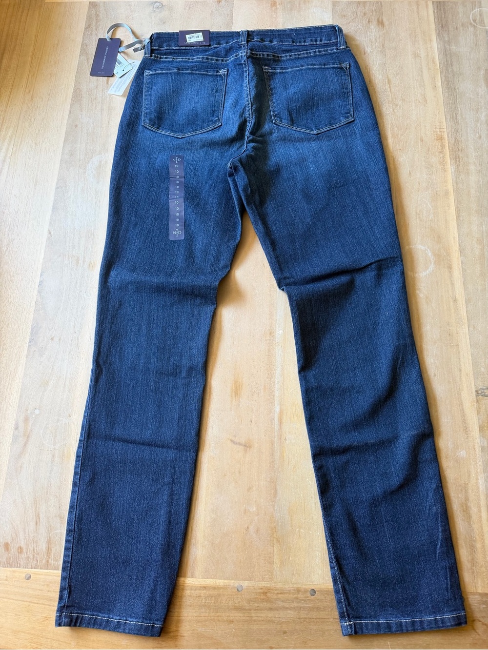 NWT NYDJ Dark Blue Alina Legging Jeans Size 10 - Picture 2 of 4